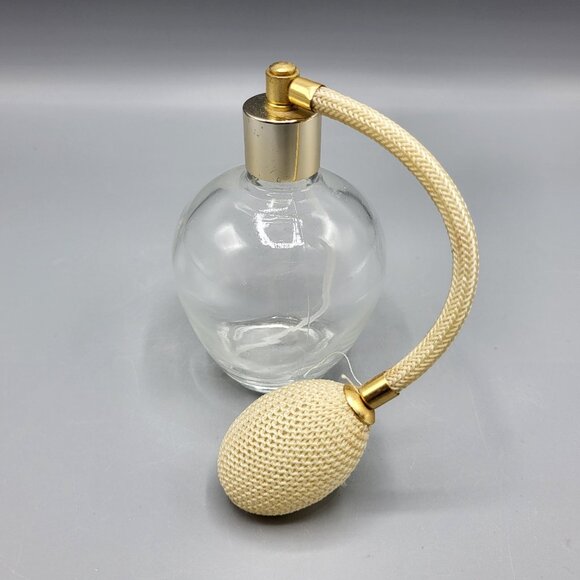 Vintage Glass Perfume Atomizer Bottle With Bulb Spray - Picture 7 of 9